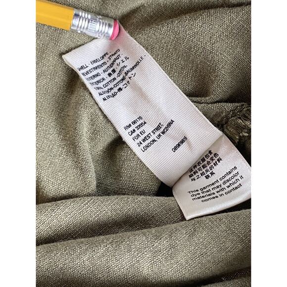 FREE PEOPLE Army Green Mini Cotton Cargo Skirt 4 - Picture 9 of 10